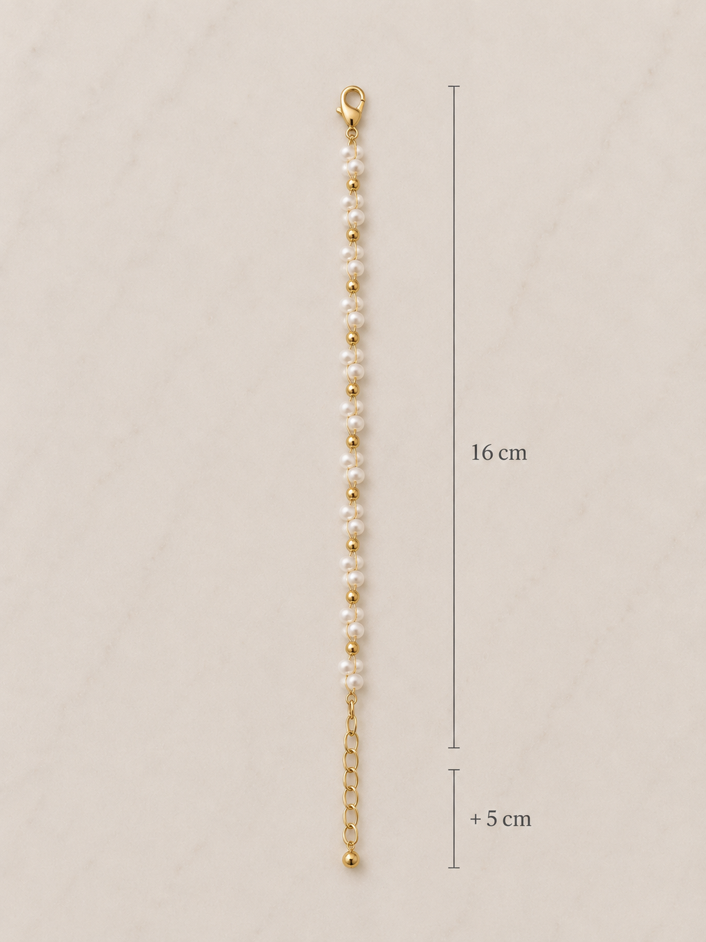 Braided Pearl Armband