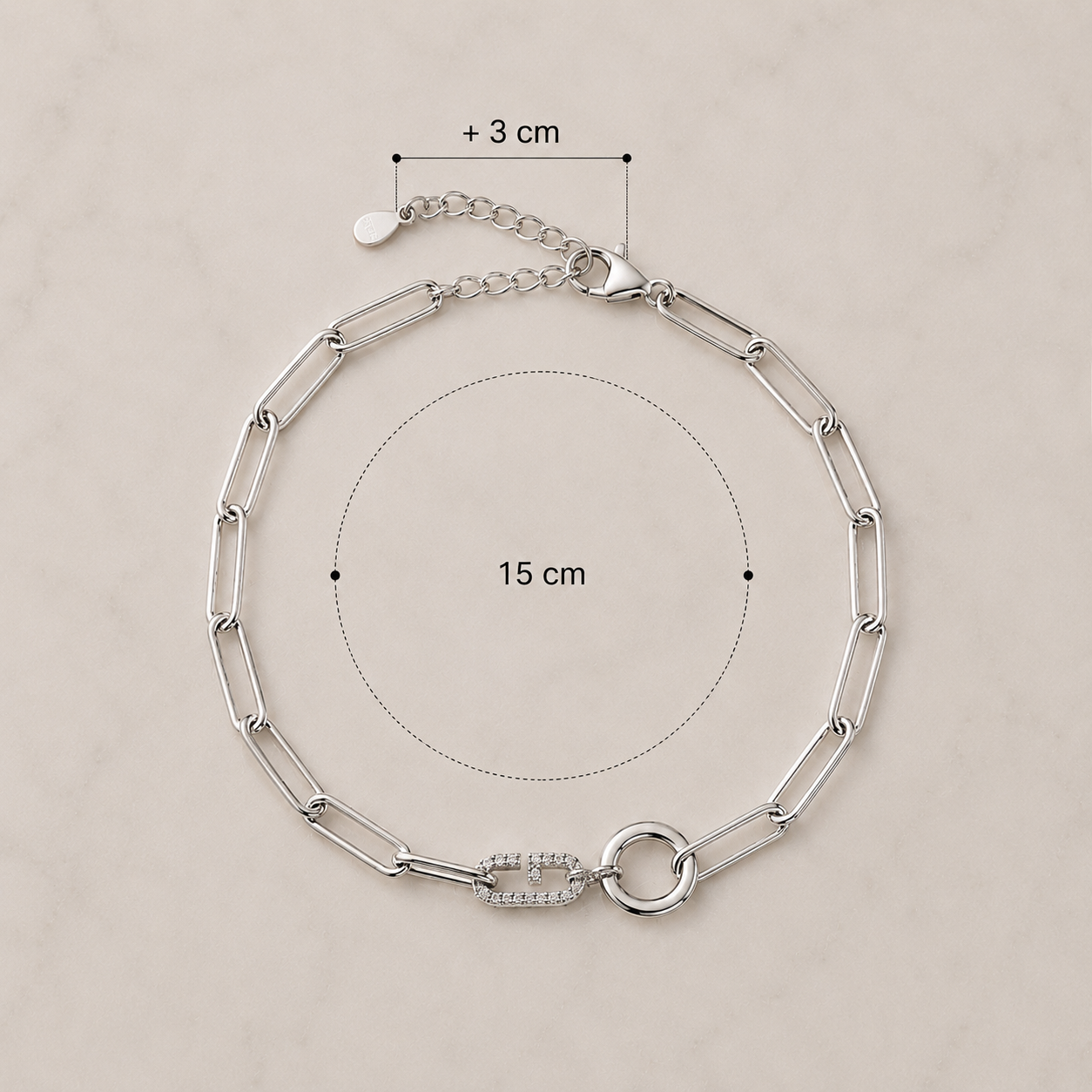 Letter Charm Armband