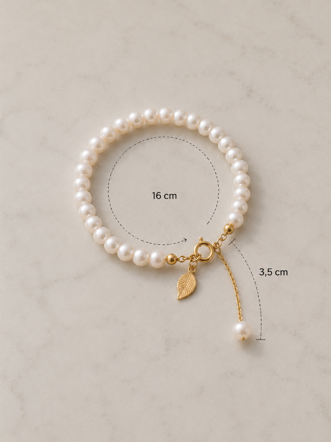 Golden Leaf Armband