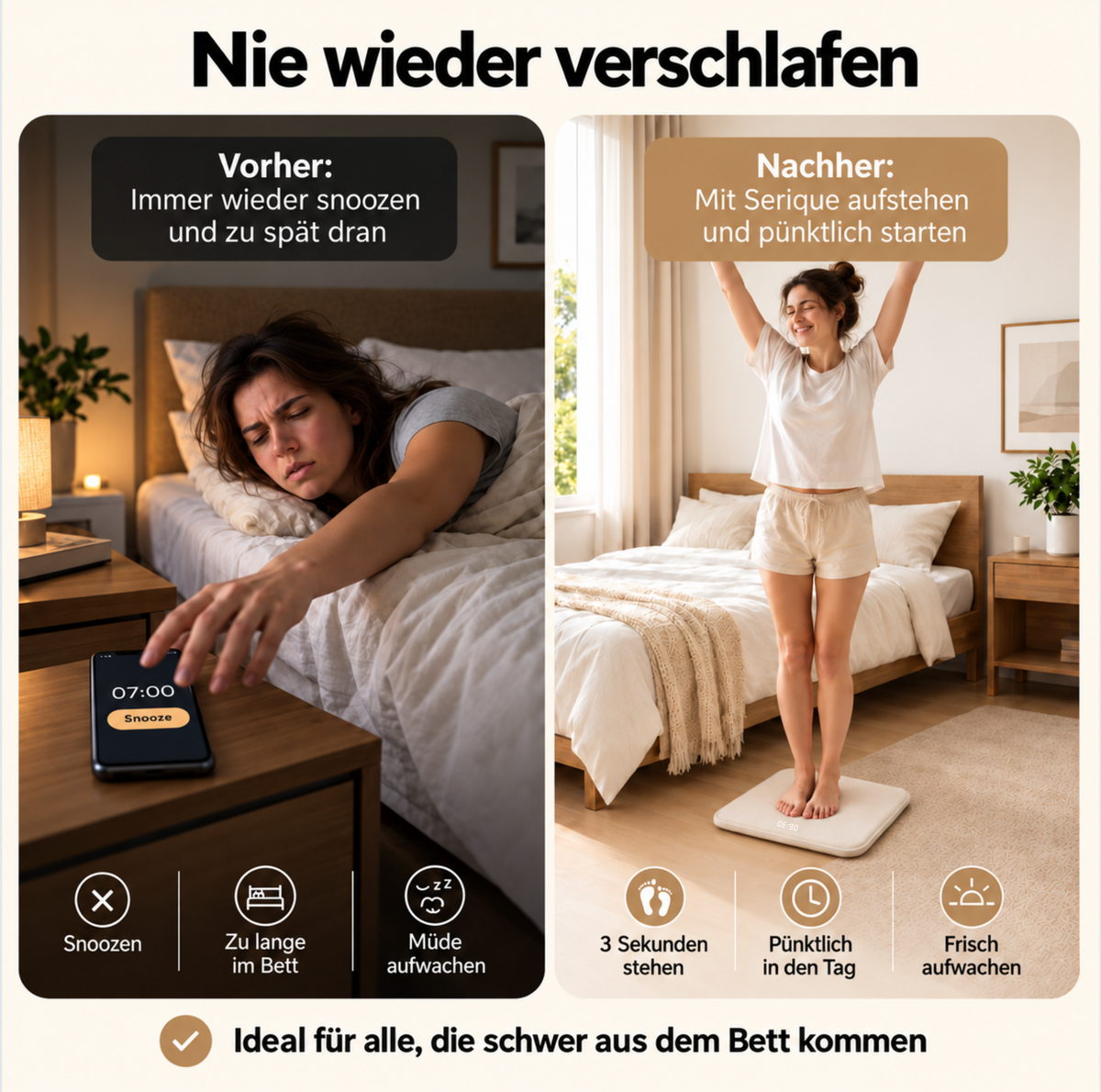 Fußmatten Wecker