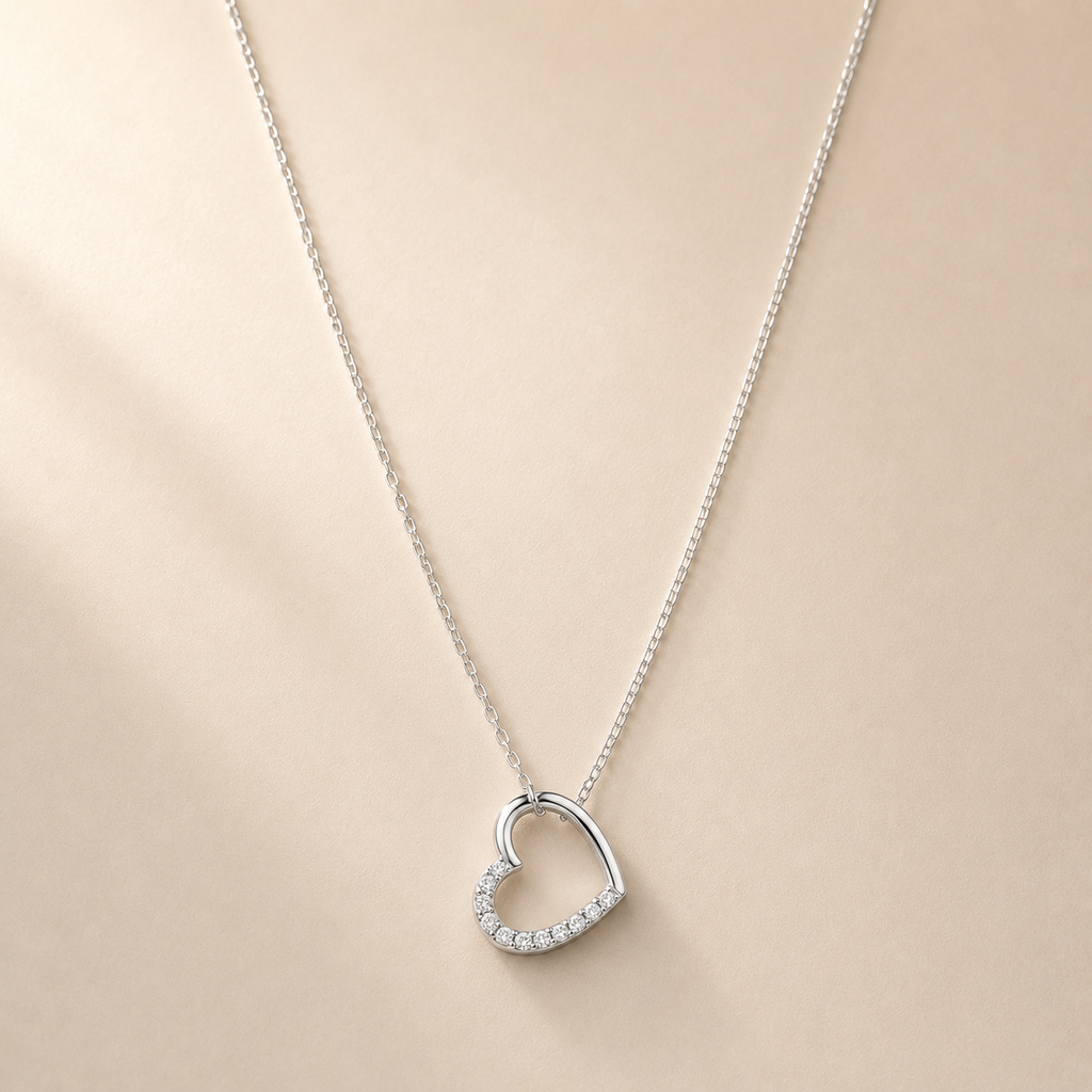 Sparkling Heart Kette